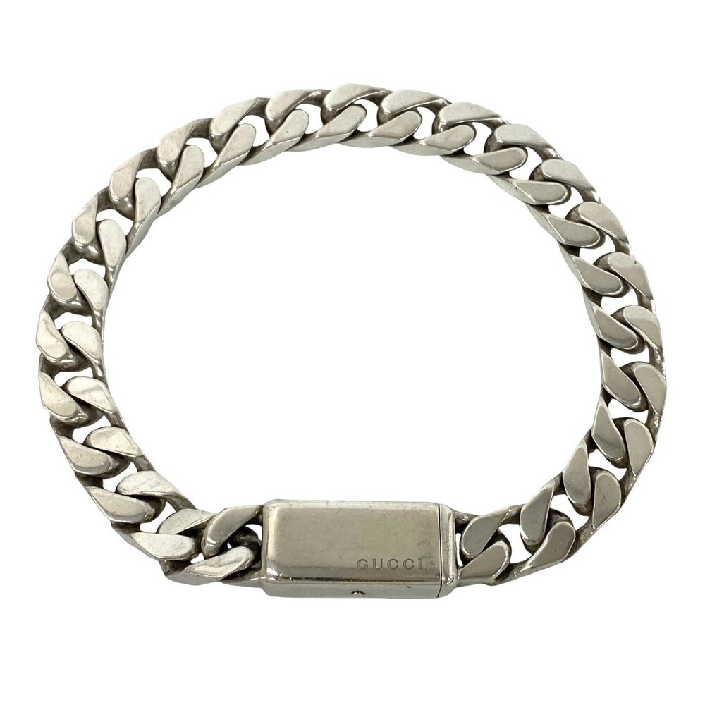 GUCCI Vintage Silver Charm Bracelet